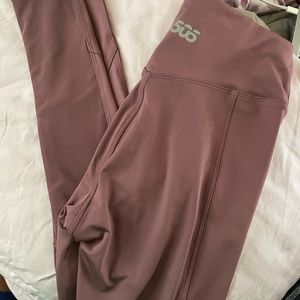 ASOS pink workout leggings with mesh